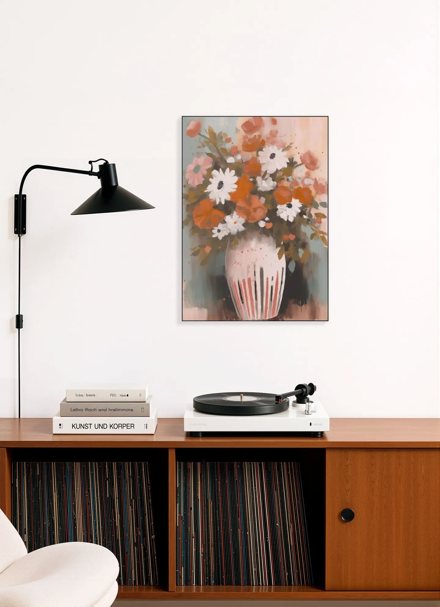 Vibrant Floral Vase