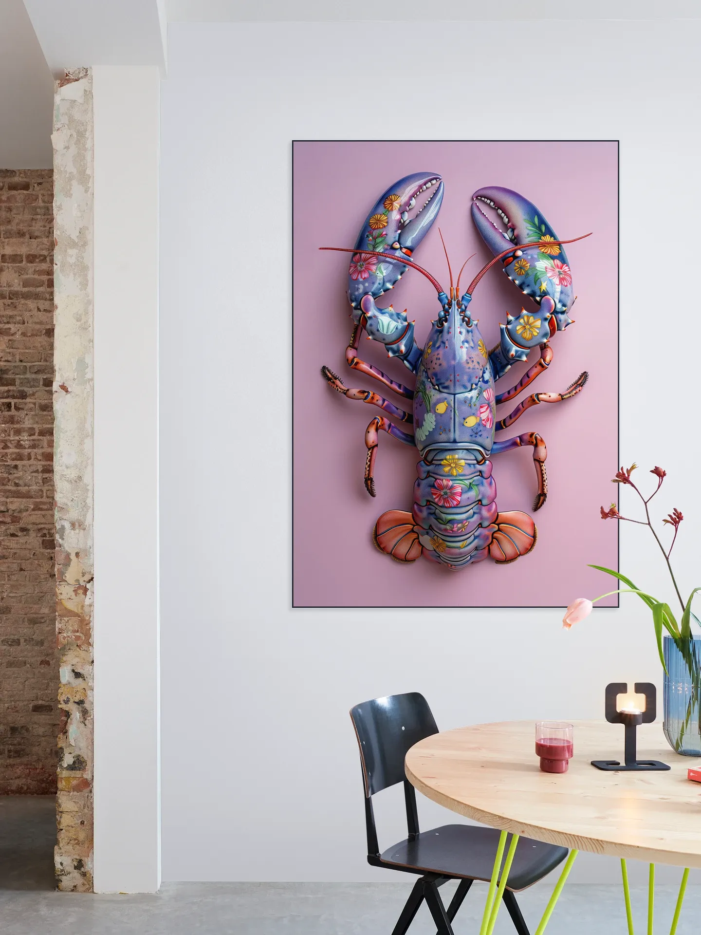 Purple Flower Lobster