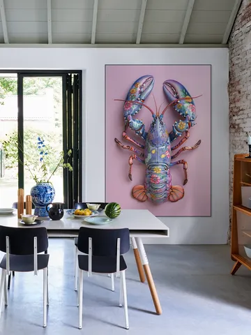 Purple Flower Lobster