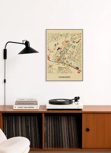 Charleroi Mosaic Map