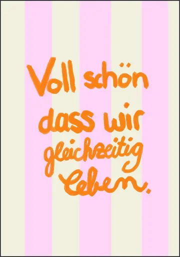 Voll Schön Rose Stripes