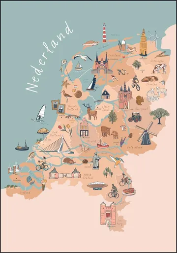 The Netherlands Illustration