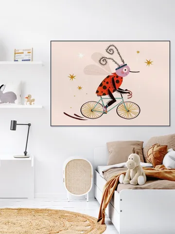 Insekt auf Fahrrad