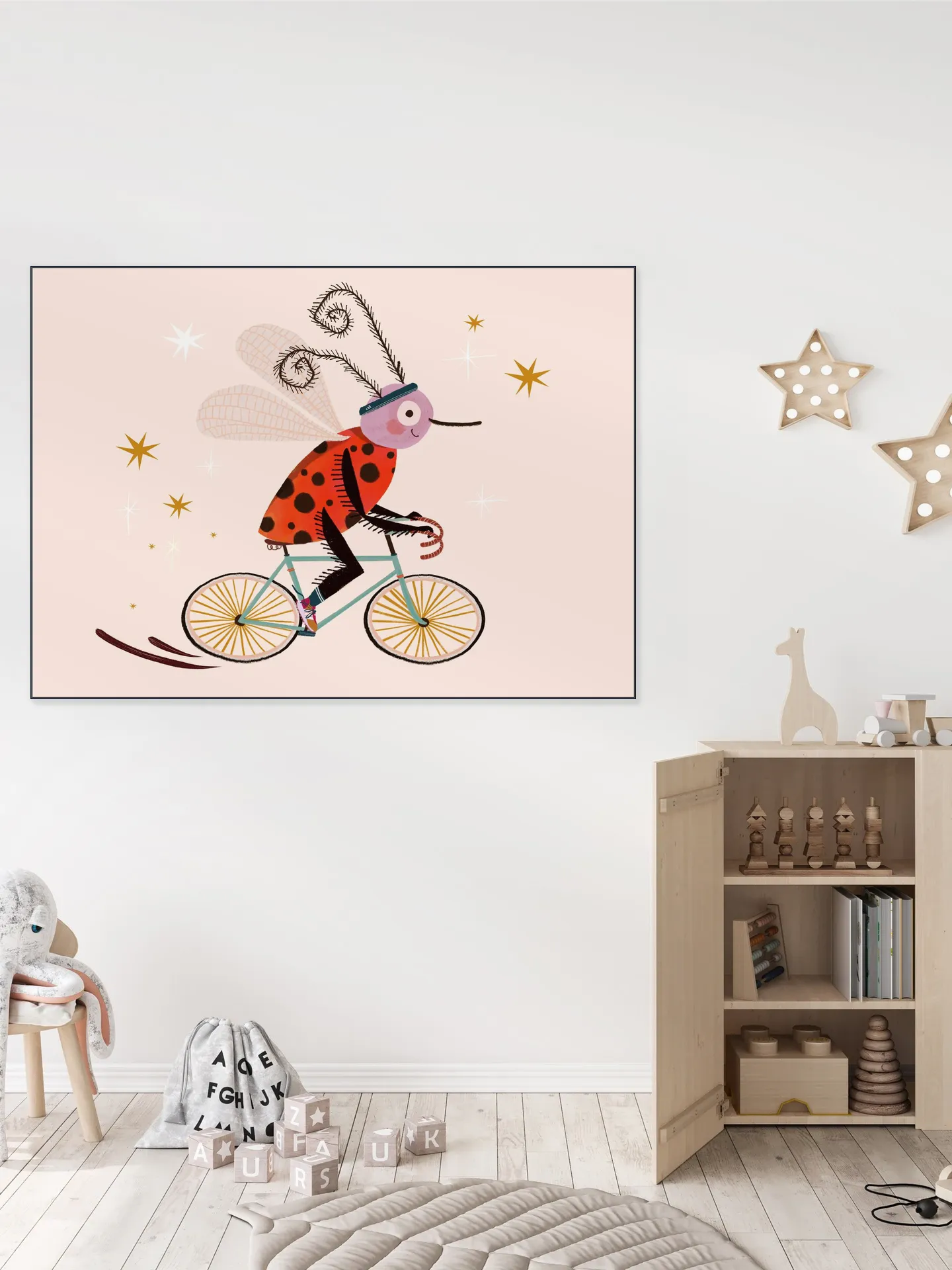 Insekt auf Fahrrad