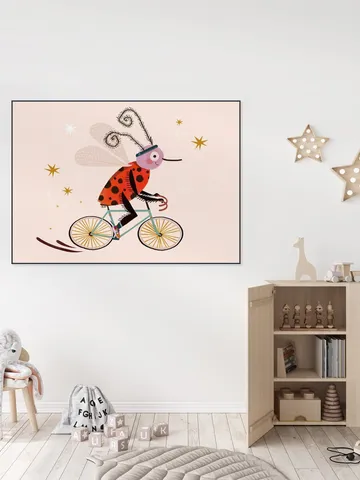 Insekt auf Fahrrad