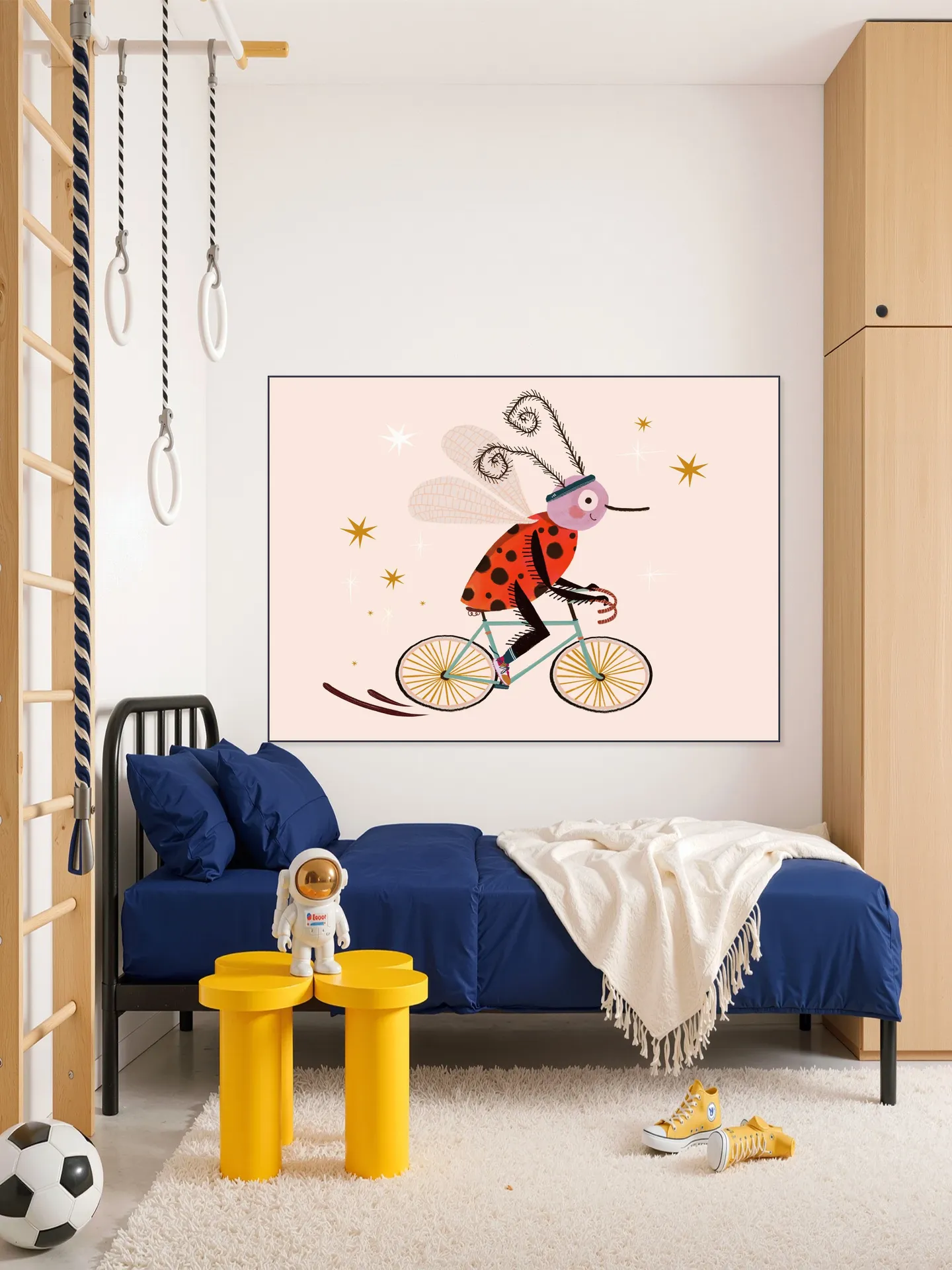 Insekt auf Fahrrad