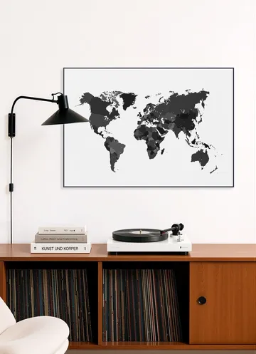 World Map white