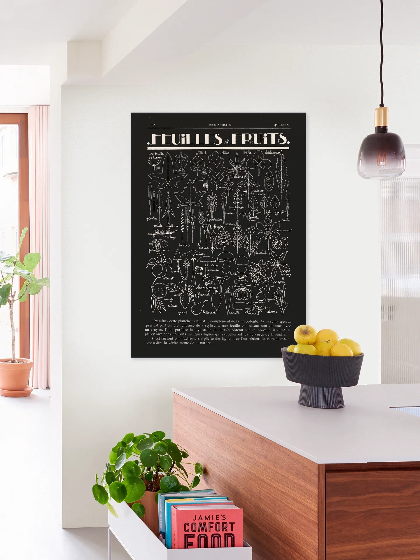 Feuilles et Fruits noir
