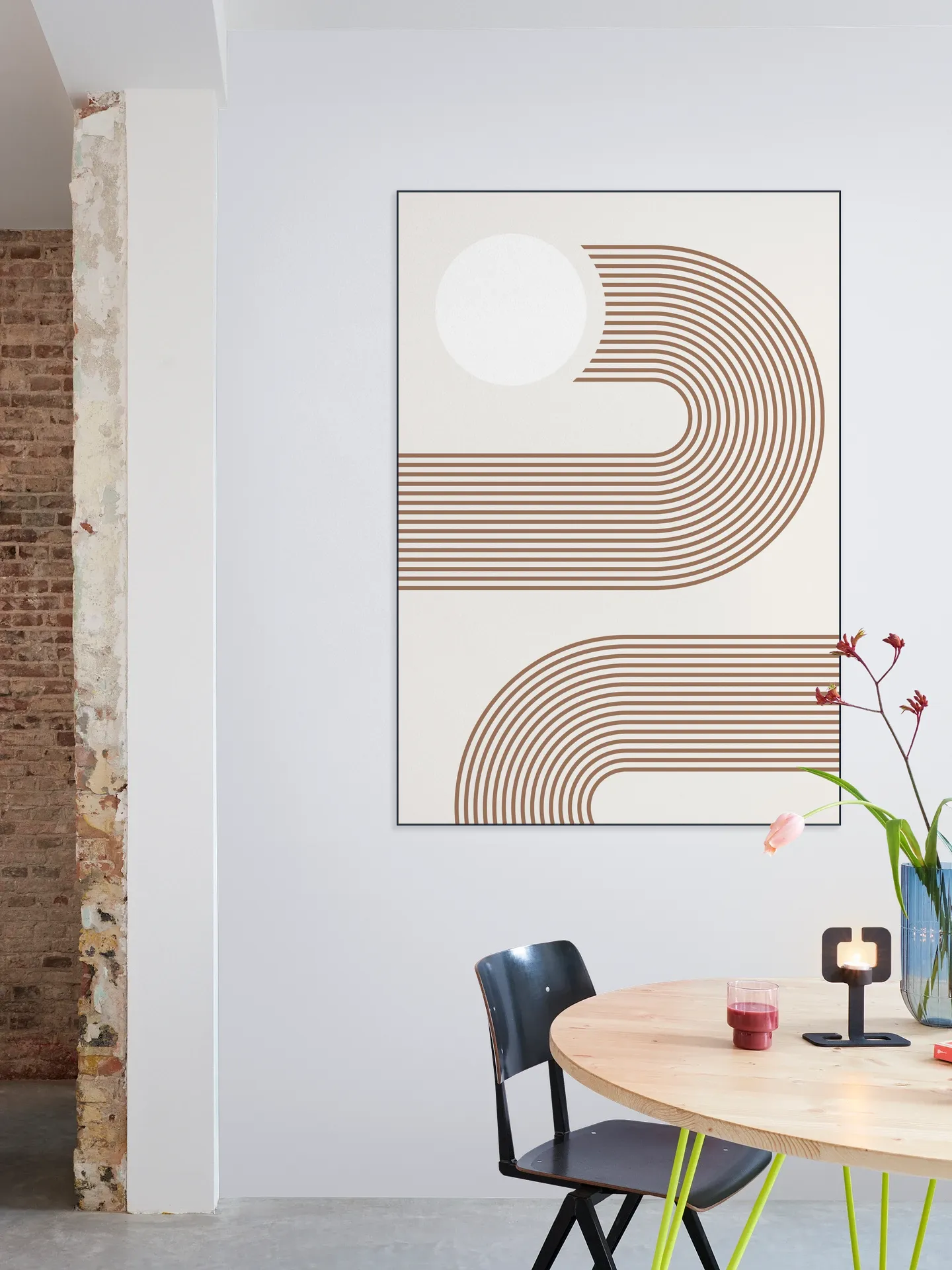 Beige Arc Poster No.2