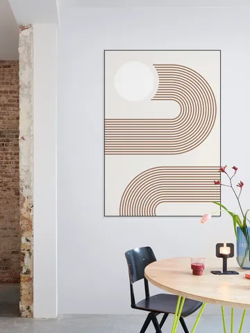Beige Arc Poster No.2