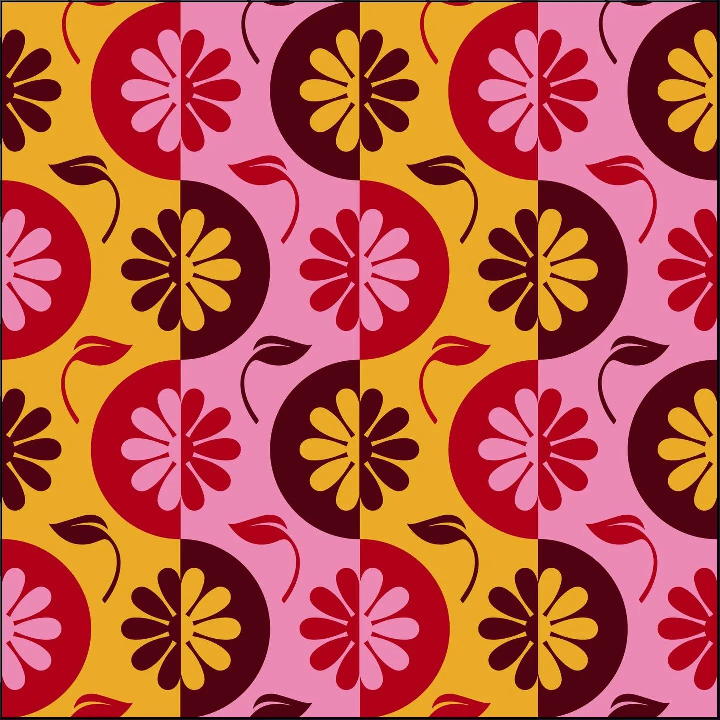 Floral DNA Pattern 4