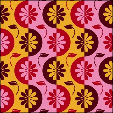 Floral DNA Pattern 4