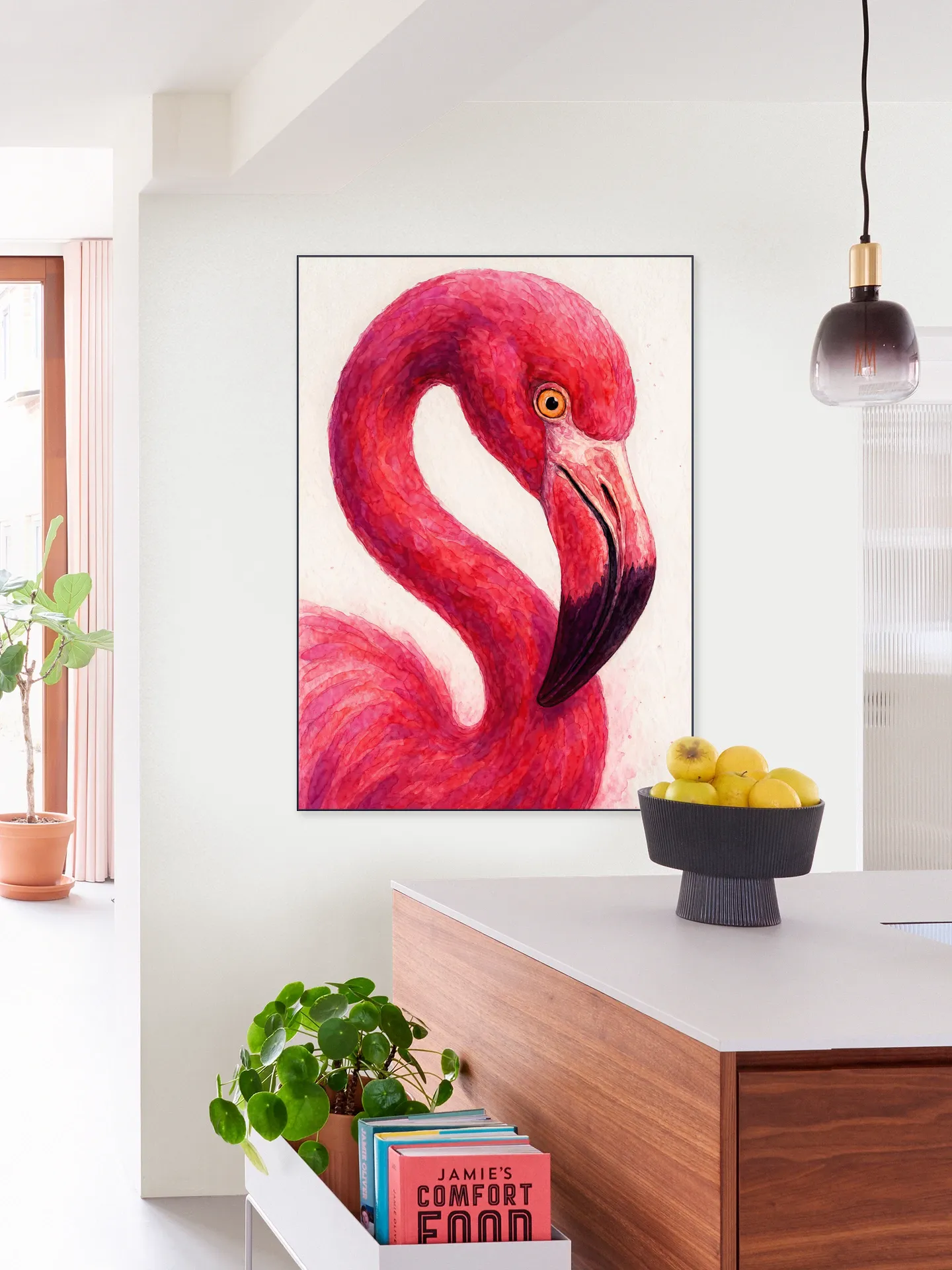 Vivid Pink Flamingo