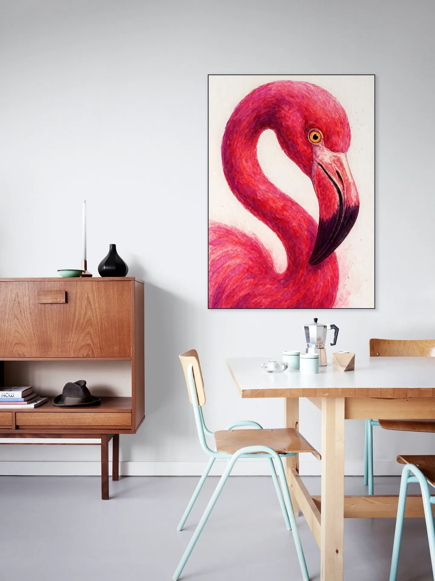 Vivid Pink Flamingo