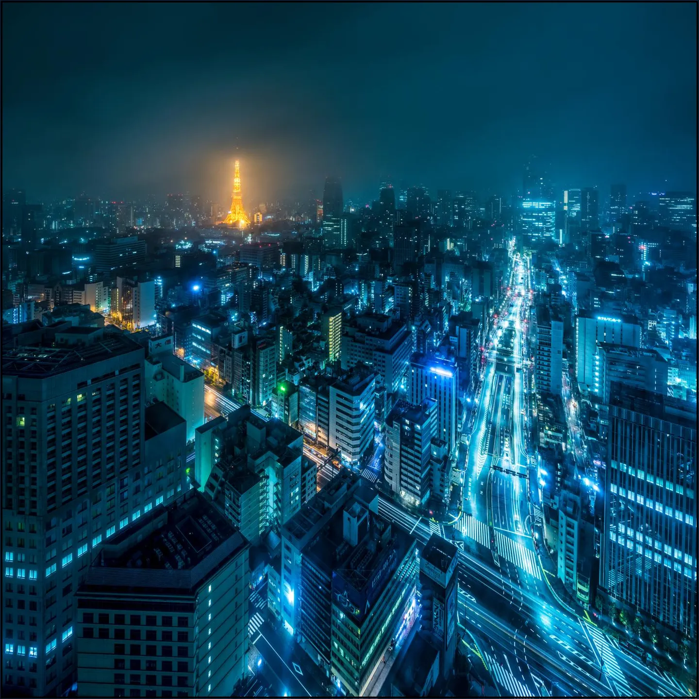 Tokyo Skyline at Night