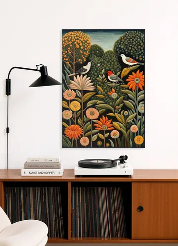 Feathered Florals