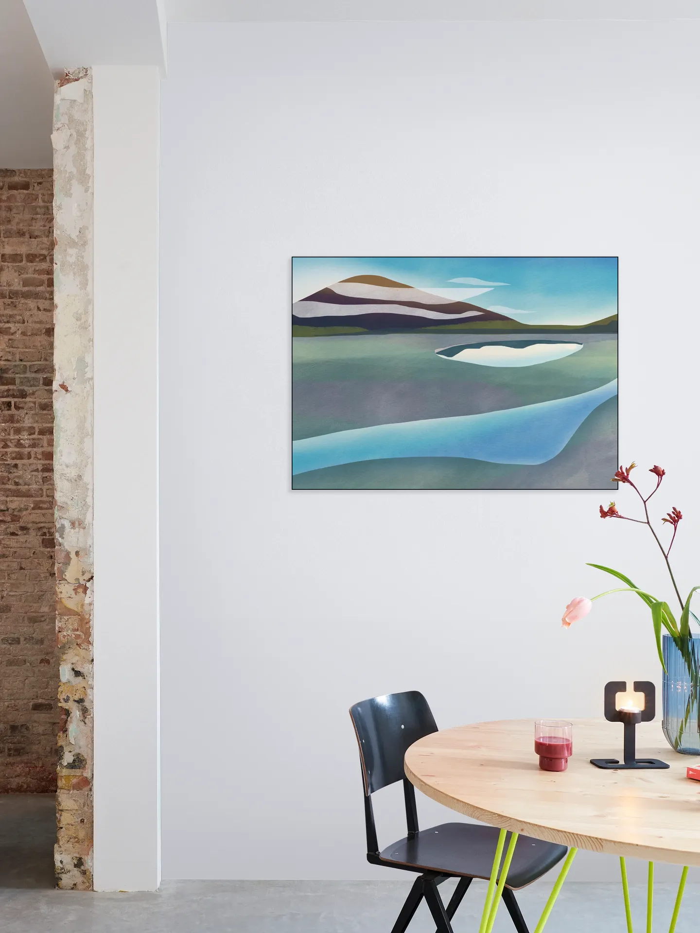 Serene Abstract Landscape