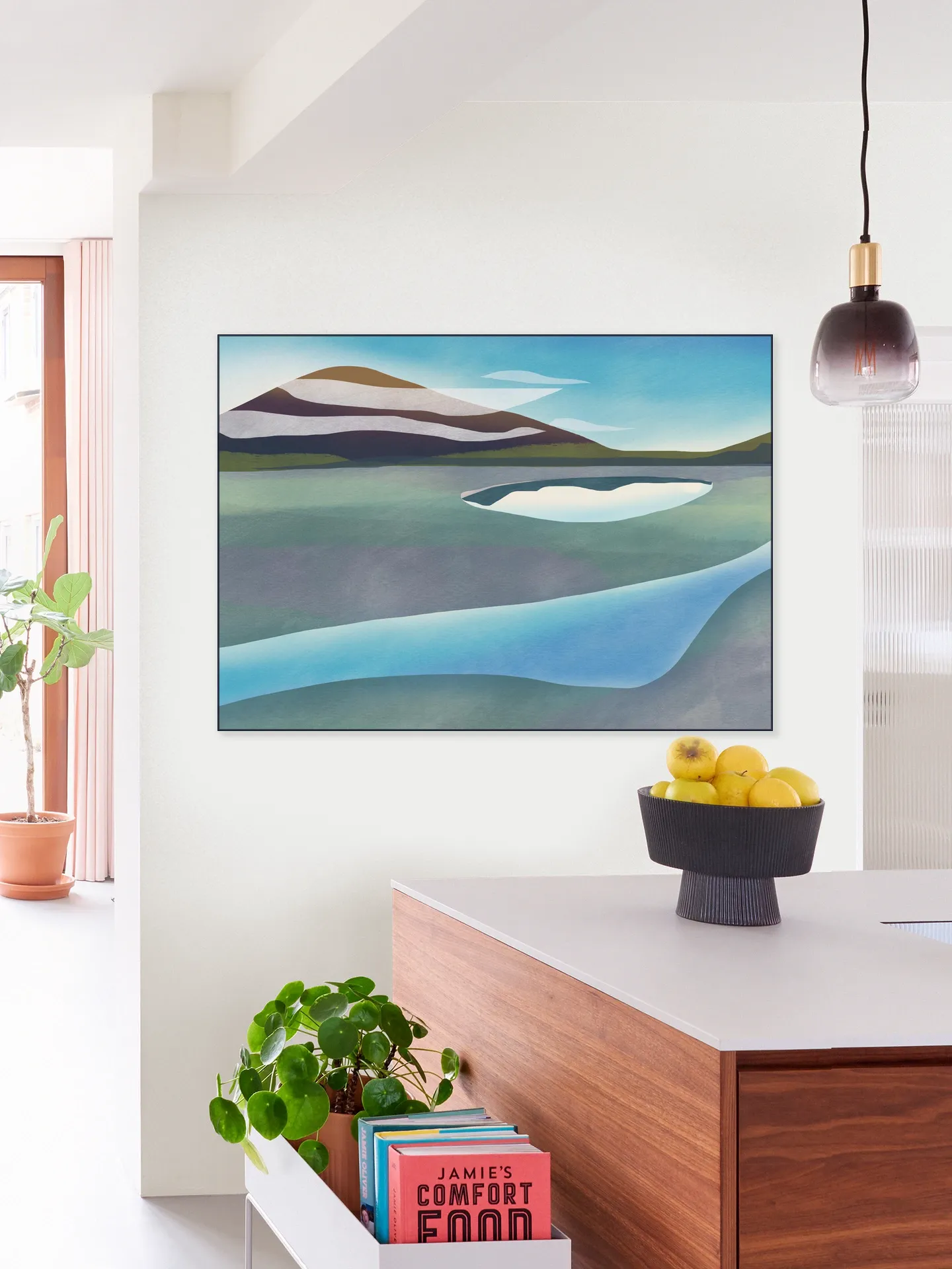 Serene Abstract Landscape
