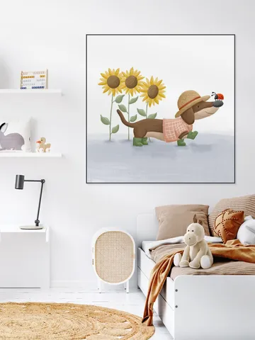 Sunflower Dachshund