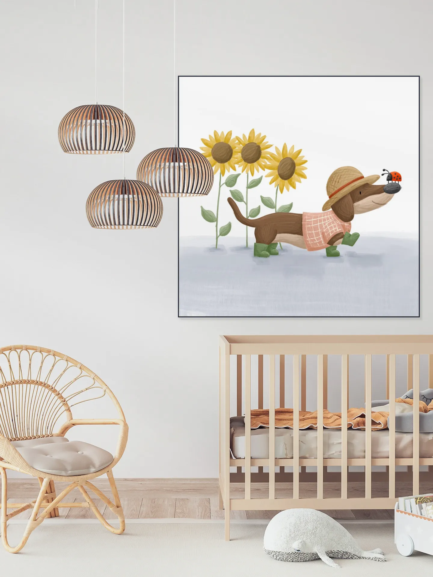 Sunflower Dachshund