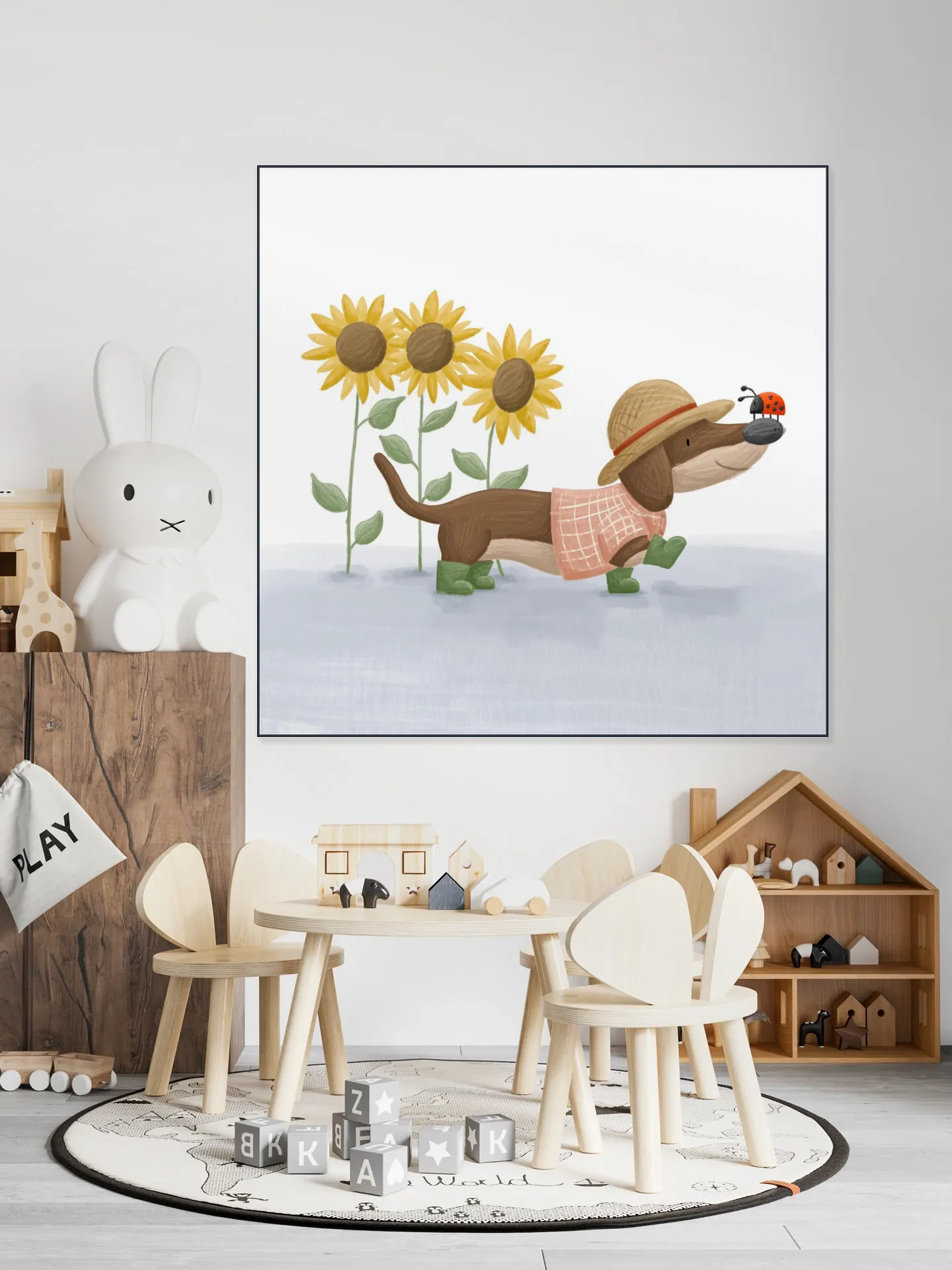 Sunflower Dachshund