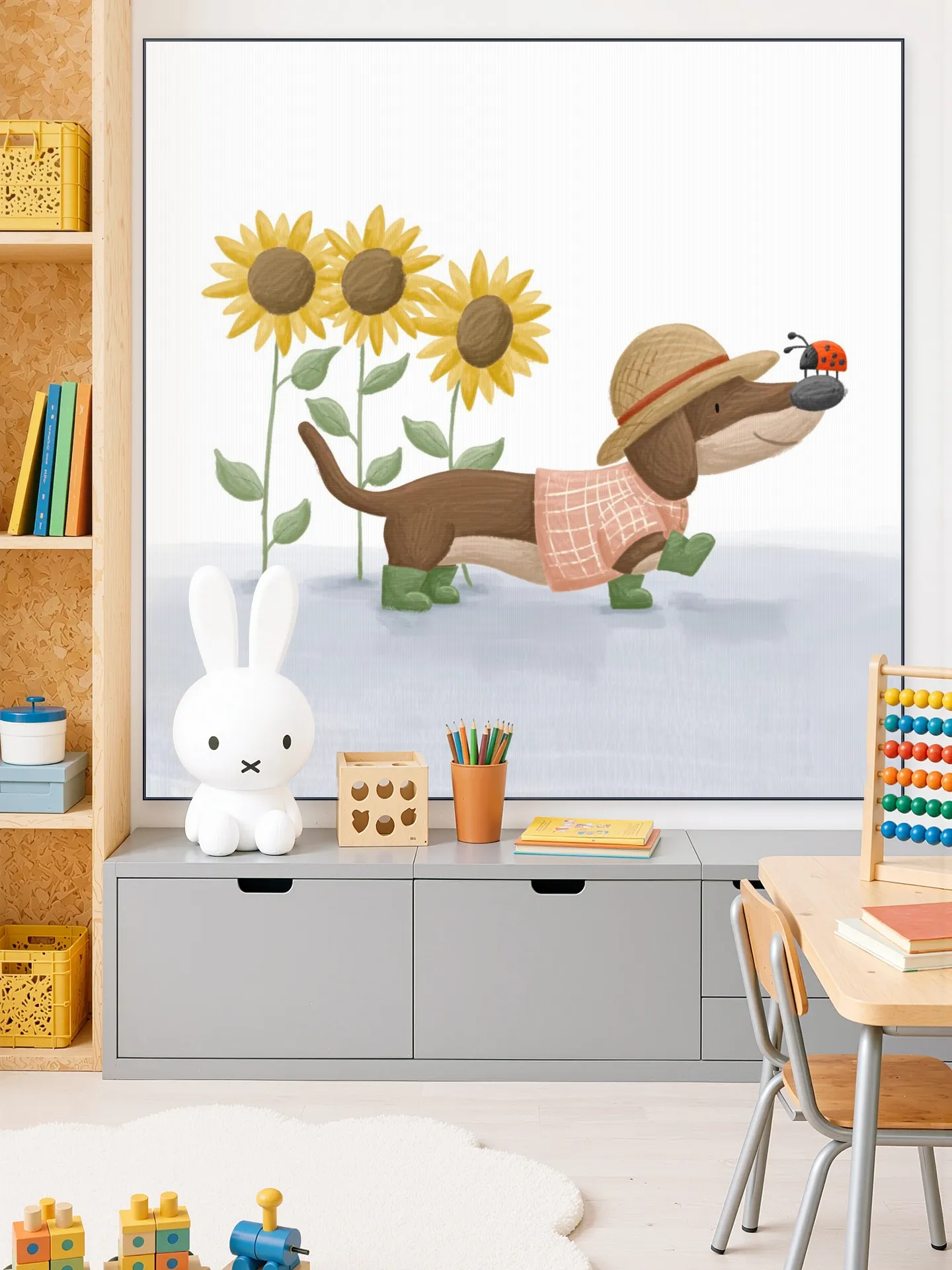 Sunflower Dachshund
