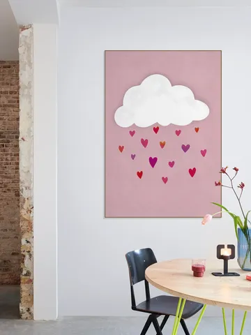 Raining Colorful Hearts