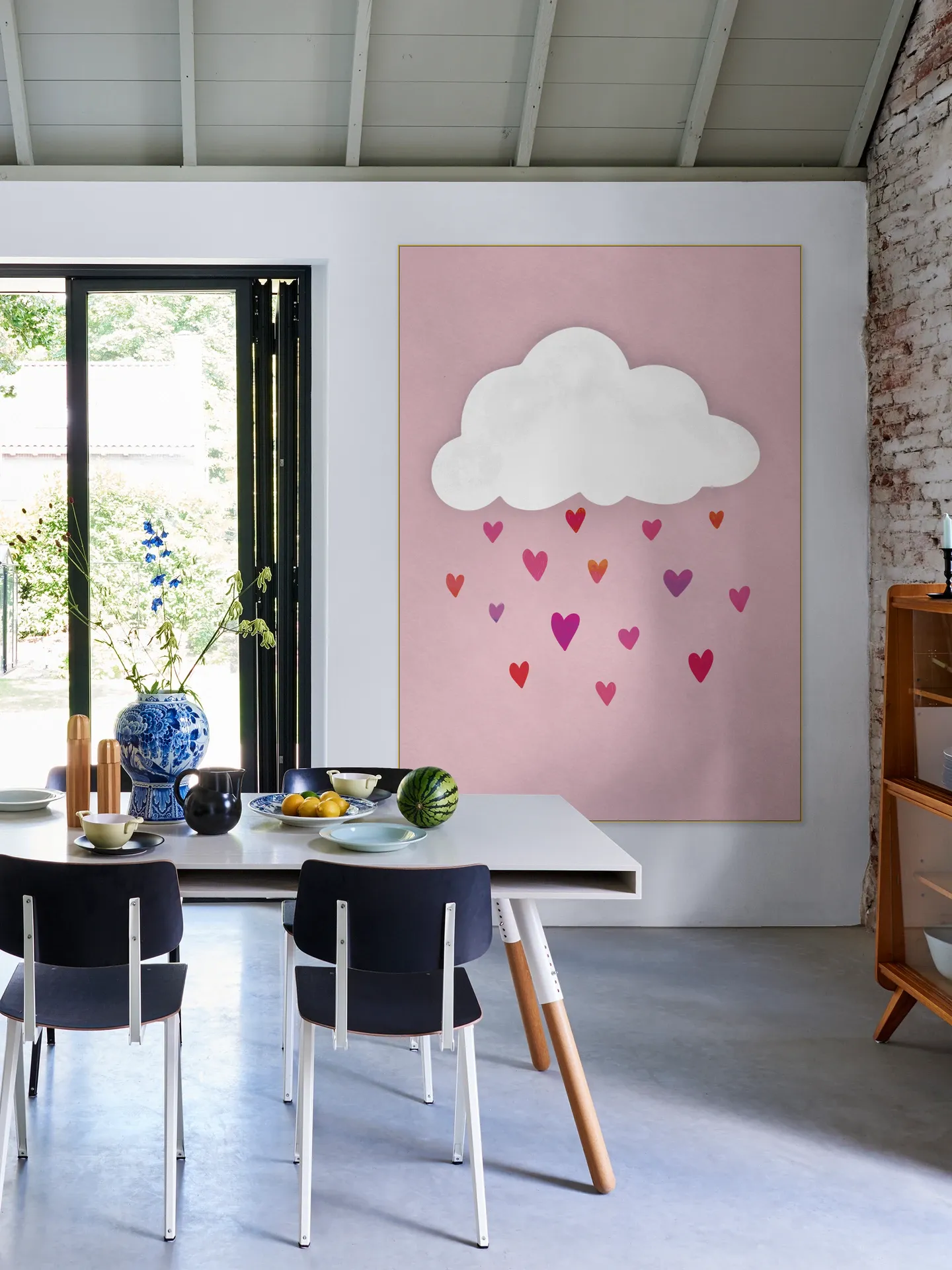 Raining Colorful Hearts