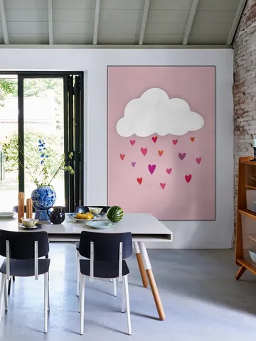 Raining Colorful Hearts