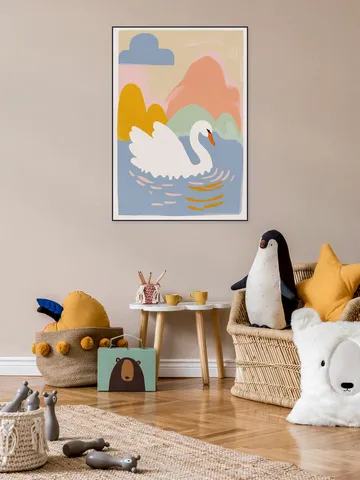 Swan in Lake