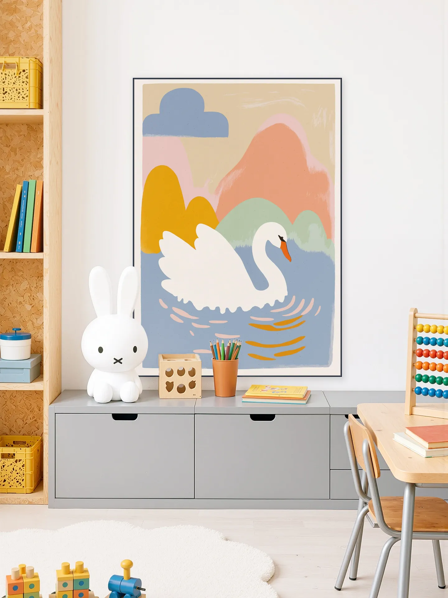 Swan in Lake