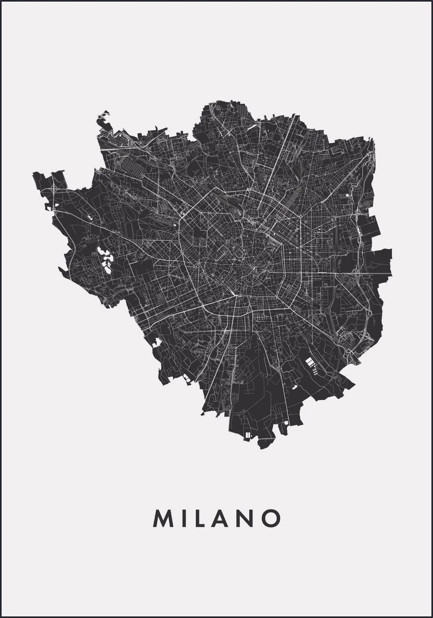 Milano City Map