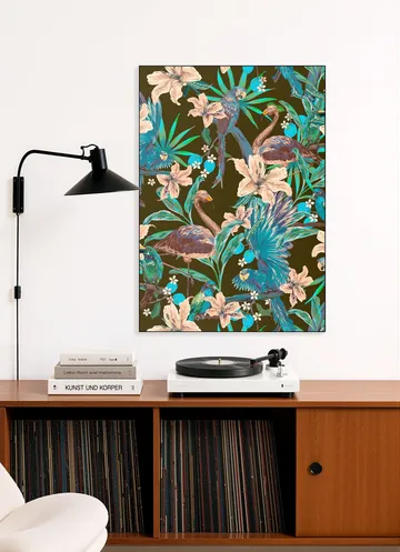 Jungle Birds and Flamingo Olive