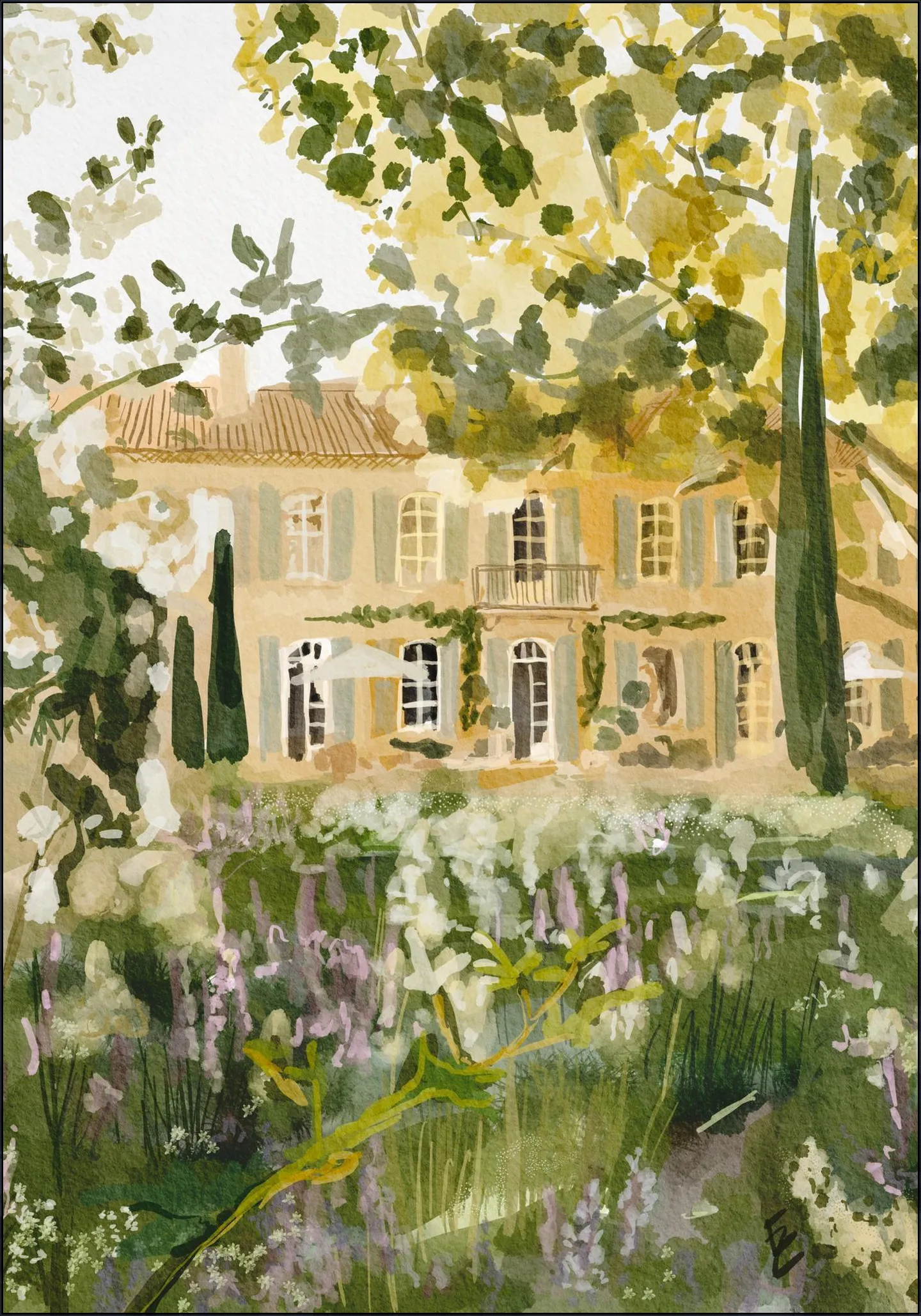 Magical French garden