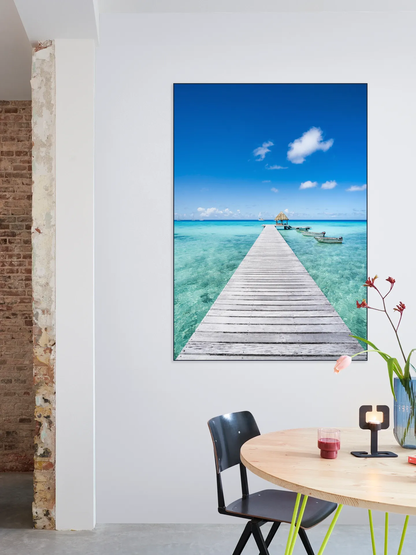Wooden Pier - French Polynesia