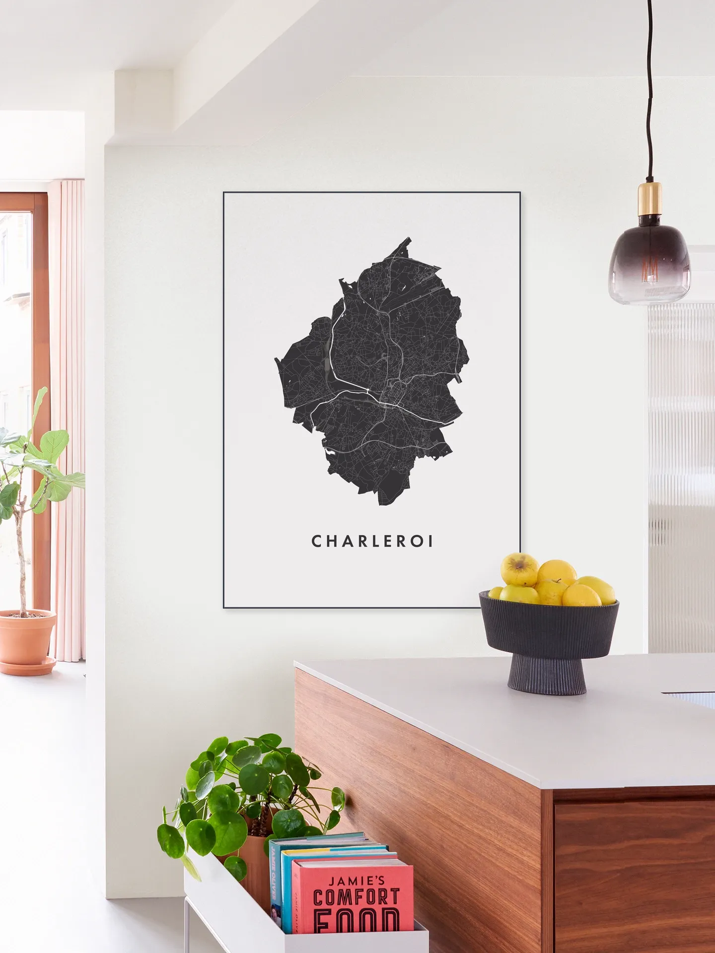 Charleroi City Map