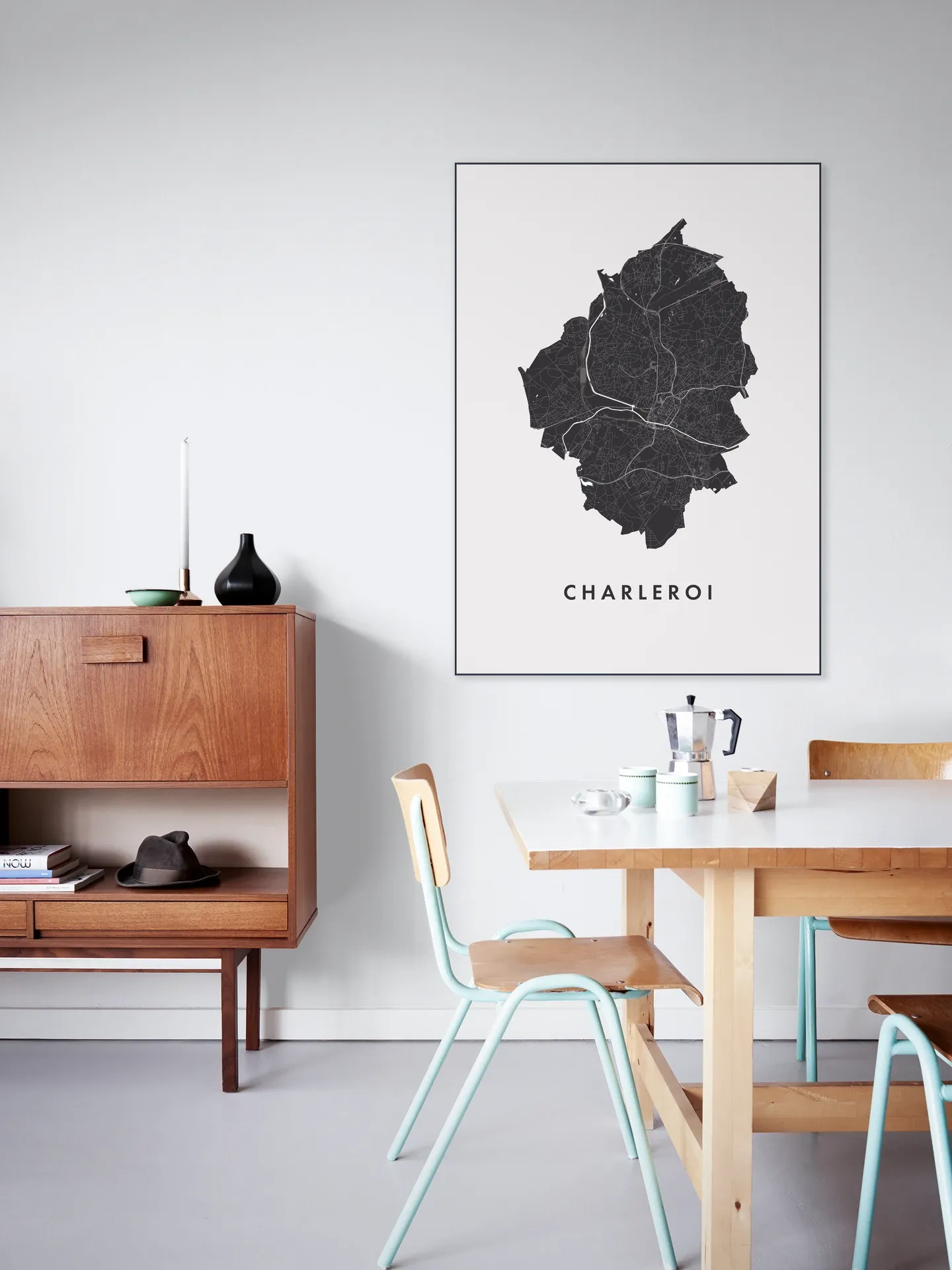 Charleroi City Map