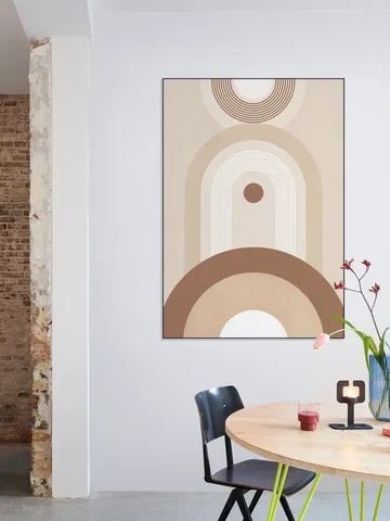 Beige Mid Century Poster No.2