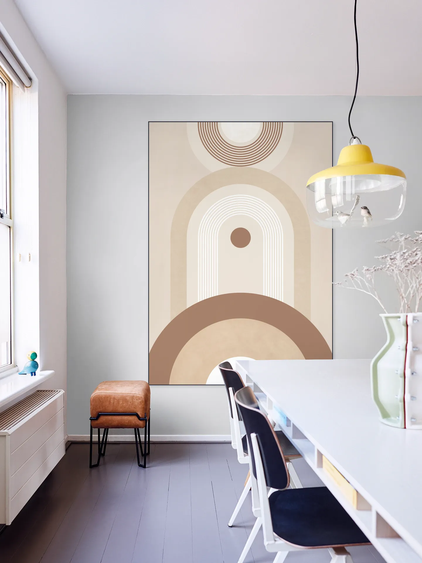 Beige Mid Century Poster No.2
