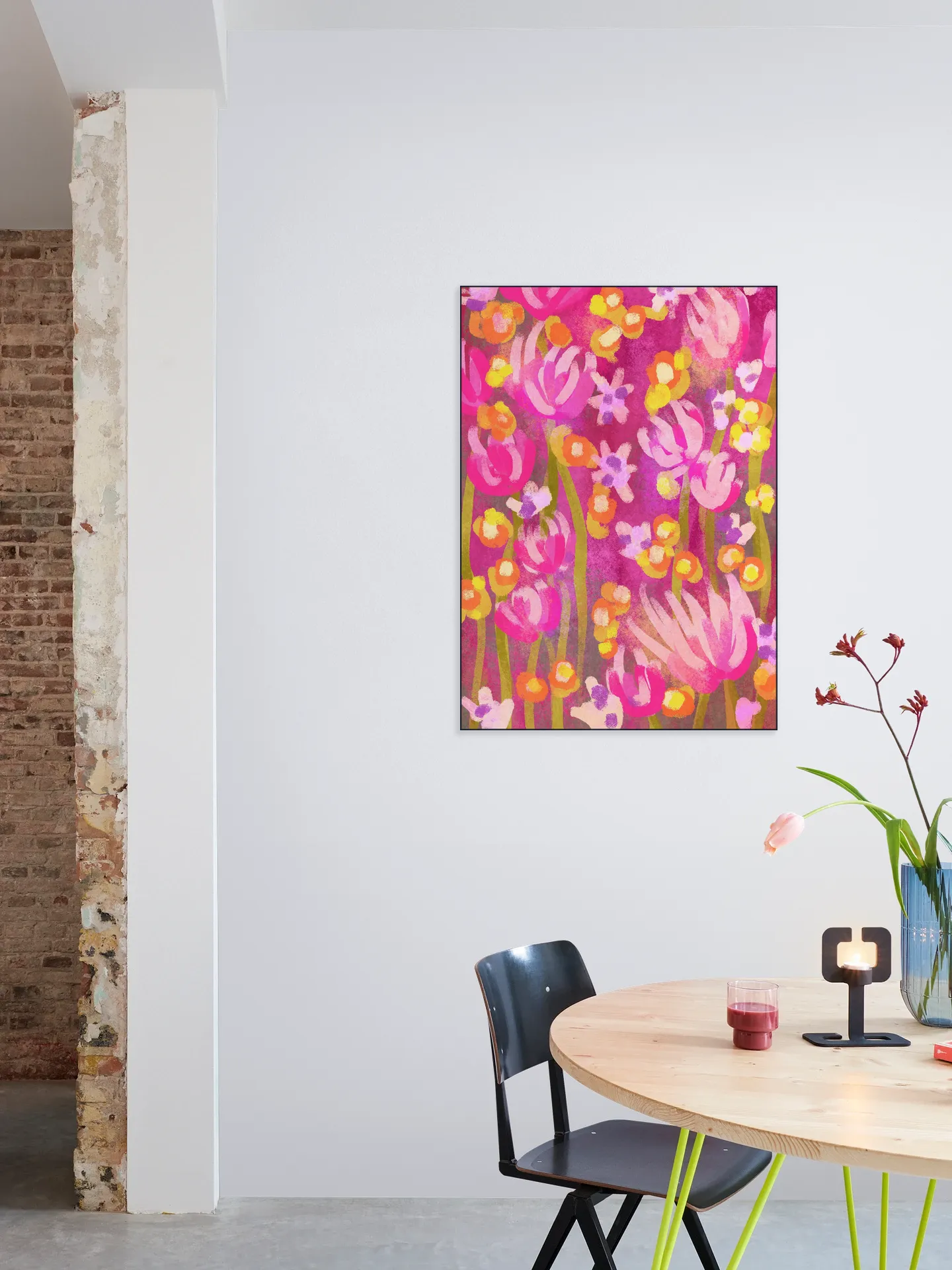 Heartwarming Abstract Flower Garden