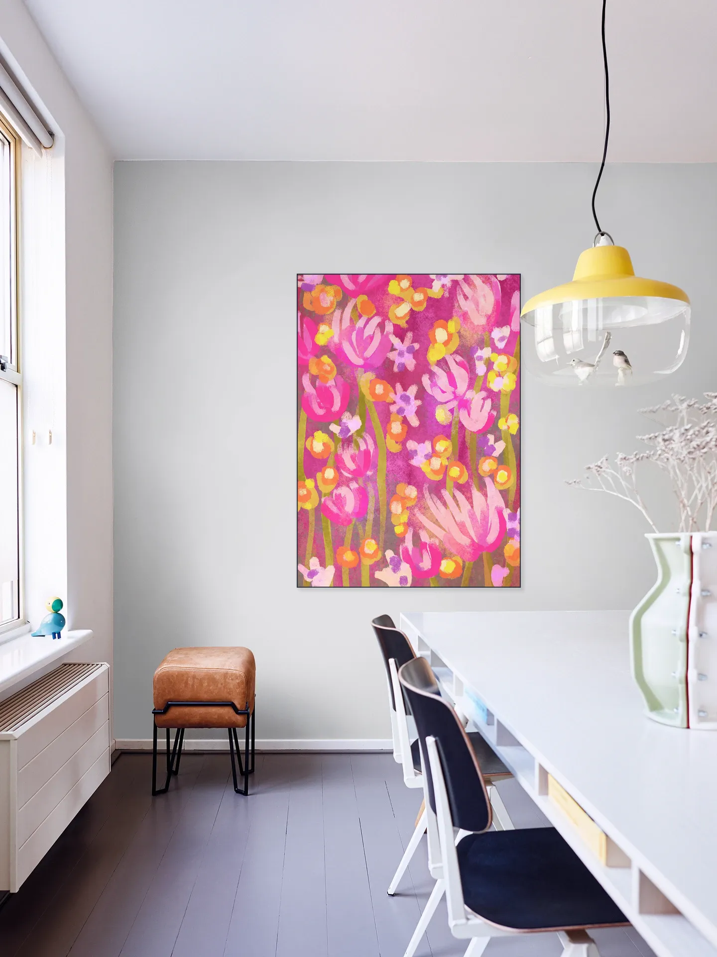 Heartwarming Abstract Flower Garden