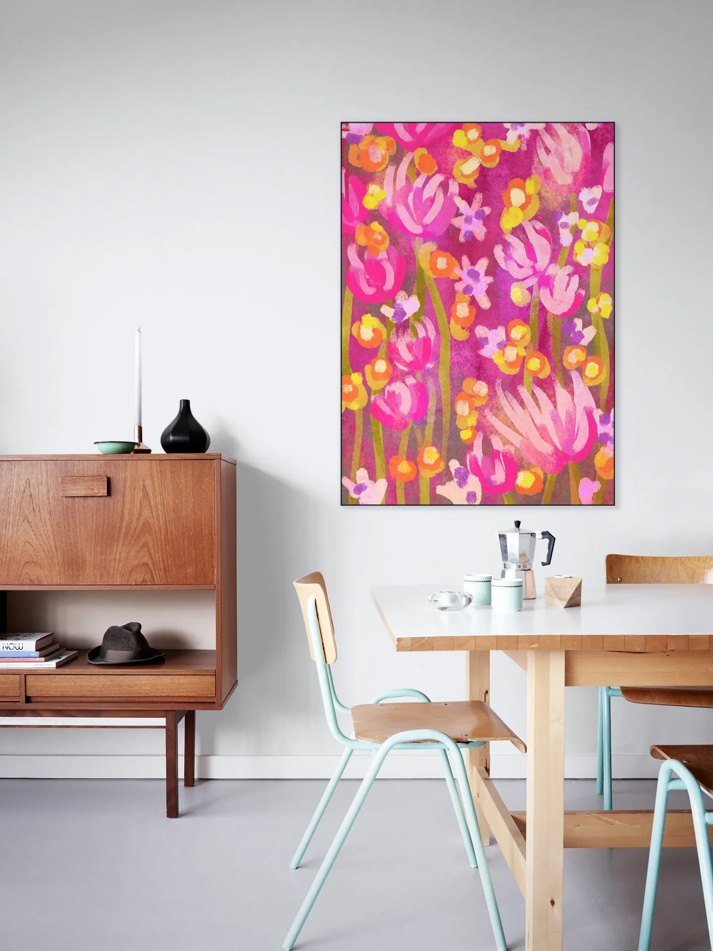 Heartwarming Abstract Flower Garden