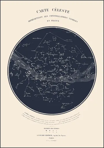 Carte Celeste Dark Blue