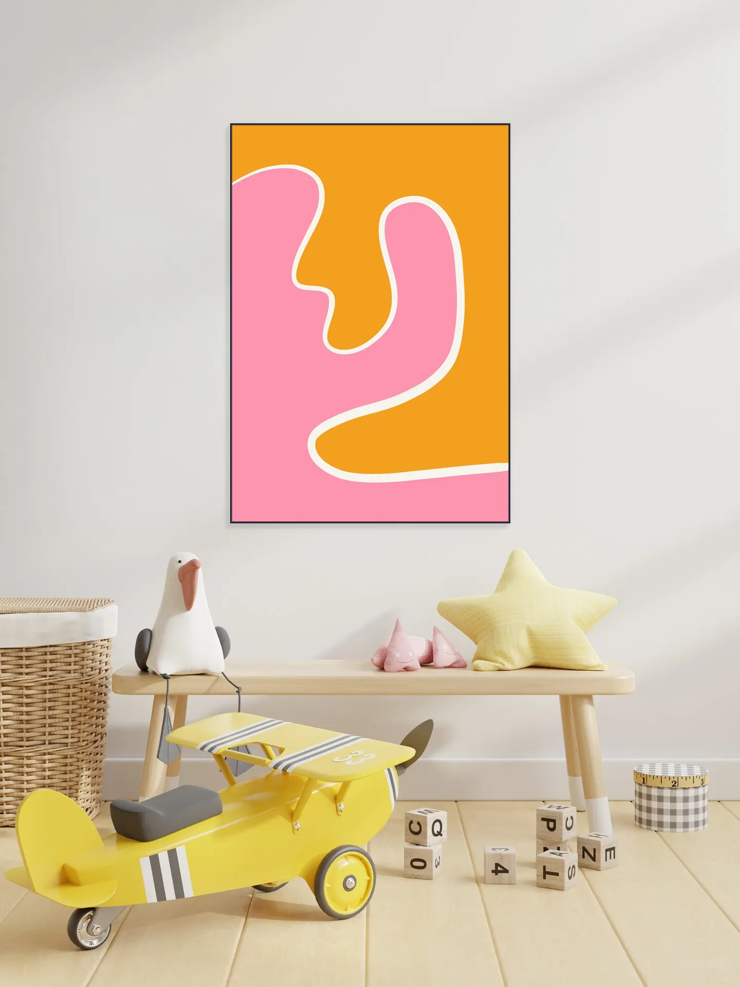 Groovy Swirl Pink Orange