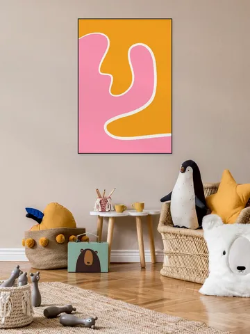 Groovy Swirl Pink Orange
