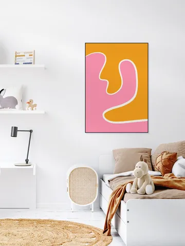 Groovy Swirl Pink Orange