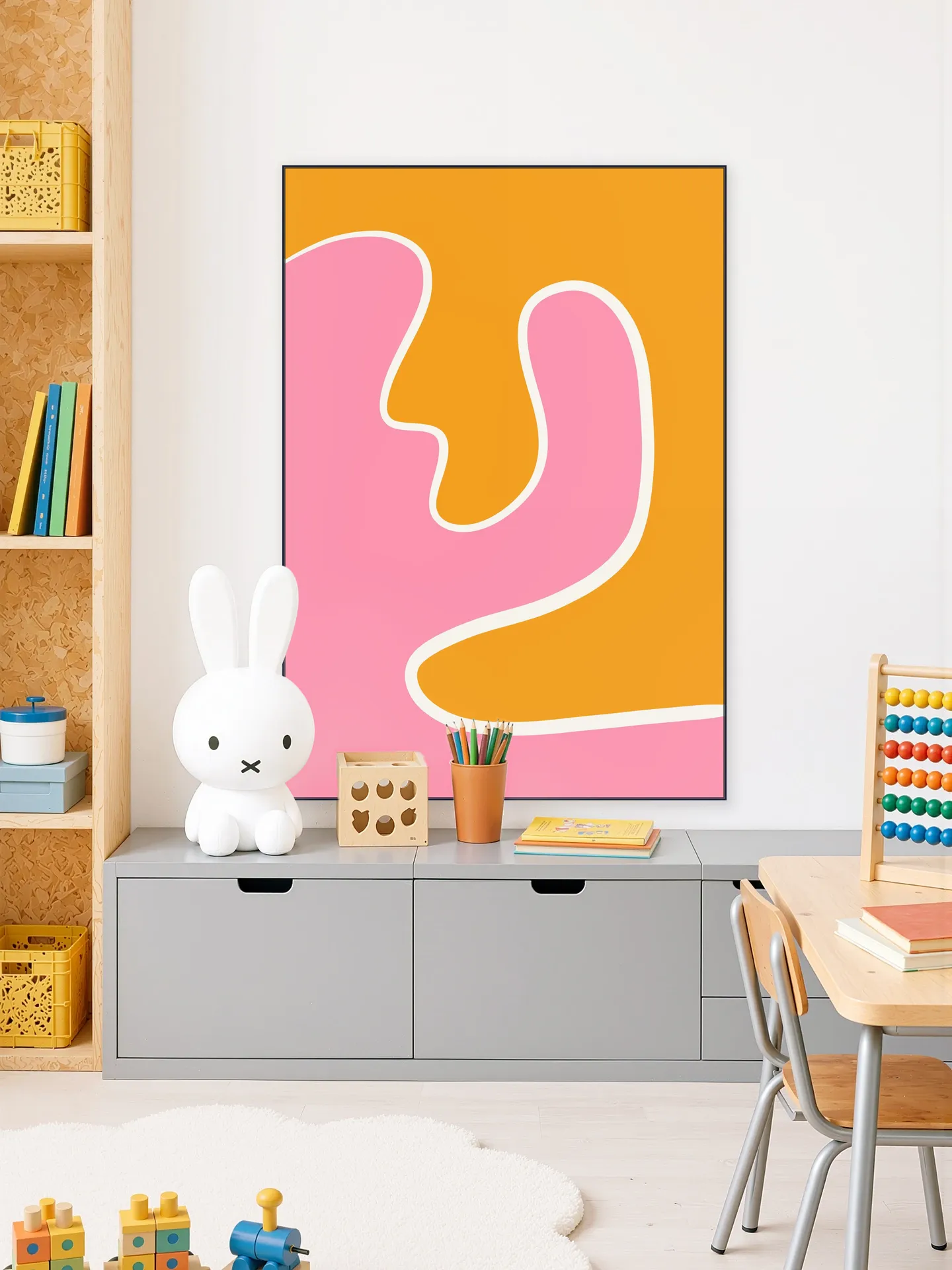 Groovy Swirl Pink Orange