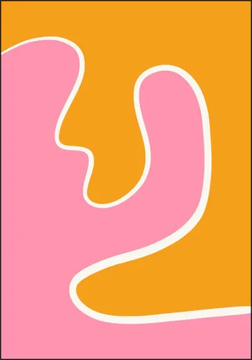 Groovy Swirl Pink Orange