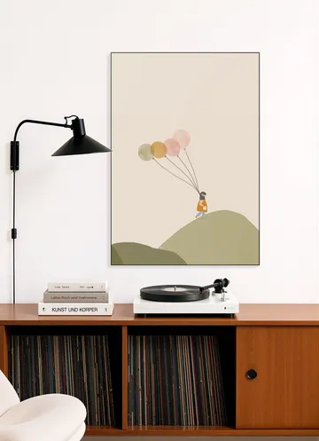 Girl and her Balloons