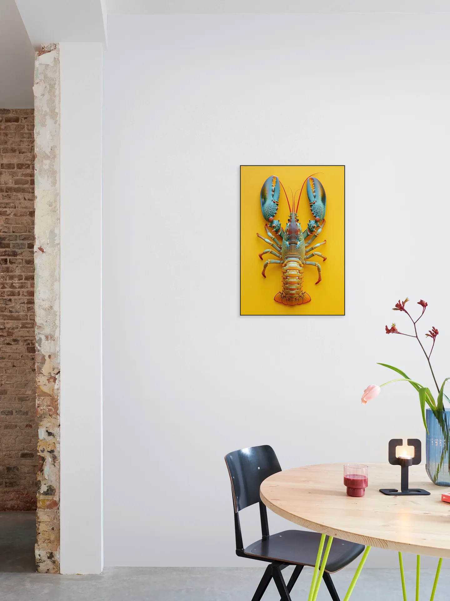 Lobster Yellow Pineapple Style